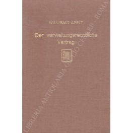 Der verwaltungsrechtliche Vertrag 