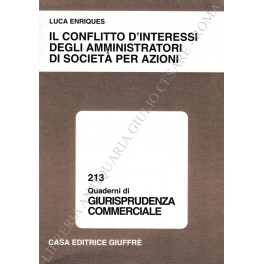 Il conflitto d'interessi degli amministratori di società per azioni