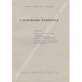 I° congresso nazionale I° congresso nazionale