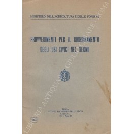 Provvedimenti per il riordinamento degli usi civici