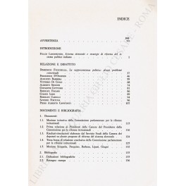 Seminario su: quale riforma della rappresentanza