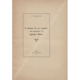 Il mistero di un numero nell'epistolario di Ippolito Nievo Il mistero di un numero nell'epistolario di Ippolito Nievo