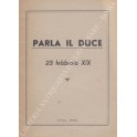 Parla il Duce