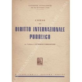 Corso di diritto internazionale pubblico