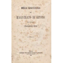 Della competenza del magistrato di rinvio