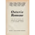 Osterie romane. Prefazione di Giuseppe Bottai