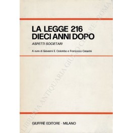 La legge 216 dieci anni dopo La legge 216 dieci anni dopo