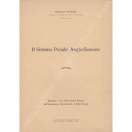 Il Sistema Penale Anglo-Sassone Il Sistema Penale Anglo-Sassone