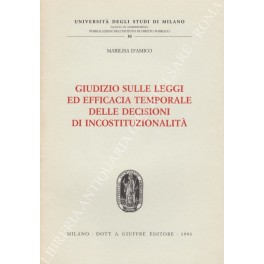 Giudizio sulle leggi ed efficacia temporale