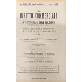 Il Diritto Commerciale e la parte generale delle obbligazioni Il Diritto Commerciale e la parte generale delle obbligazioni