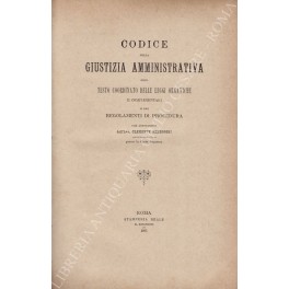 Codice della giustizia amministrativa Codice della giustizia amministrativa
