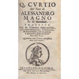 De' Fatti di Alessandro Magno De' Fatti di Alessandro Magno