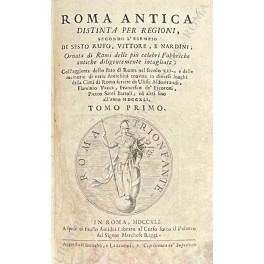 Roma antica distinta per regioni