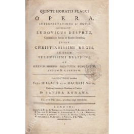Quinti Horatii Flacci Opera Quinti Horatii Flacci Opera