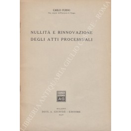 Nullità e rinnovazione degli atti processuali