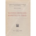 La cosa giudicata rispetto ai terzi