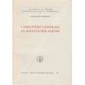 I direttori generali di società per azioni