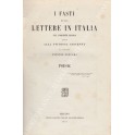 I fasti delle lettere in Italia