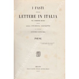 I fasti delle lettere in Italia