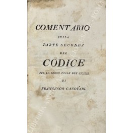 Comentario sulla parte seconda del Codice Comentario sulla parte seconda del Codice
