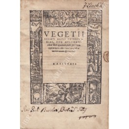 Vegetii renati artis veterinariae, sive mvlombdicinae libri quatuor