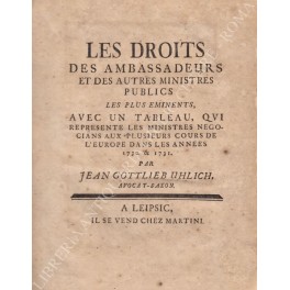 Les droits des ambassadeurs et des autres ministres publics Les droits des ambassadeurs et des autres ministres publics