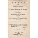 Essai de circonstances sur la liberte, les droits, et l'egalite