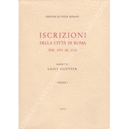 Iscrizioni della città di Roma 