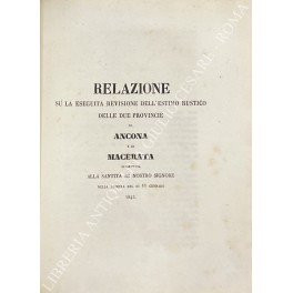 Relazione su la eseguita revisione dell'estimo rustico Relazione su la eseguita revisione dell'estimo rustico
