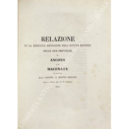 Relazione su la eseguita revisione dell'estimo rustico