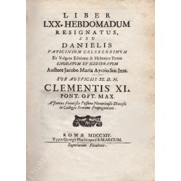 Liber LXX. Hebdomadum resignatus Liber LXX. Hebdomadum resignatus
