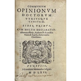 Commvnivm opinionvm doctorvm vtrivsqve censvrae Commvnivm opinionvm doctorvm vtrivsqve censvrae