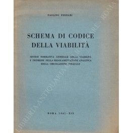 Schema di Codice della viabilità Schema di Codice della viabilità