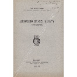 Alessandro Manzoni giurista