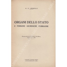 Organi dello Stato e persone giuridiche pubbliche