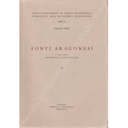 Fonti aragonesi Vol. III
