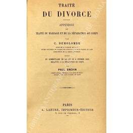 Traite du divorce Traite du divorce