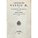 Arnoldi Vinnii JC. de quaestionibus juris selectis
