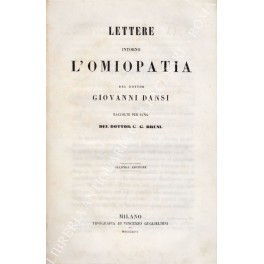 Lettere intorno l'omiopatia Lettere intorno l'omiopatia