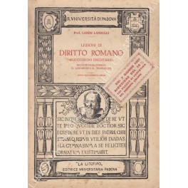 Lezioni di diritto romano Lezioni di diritto romano