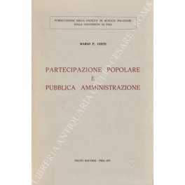 Partecipazione popolare e pubblica amministrazione