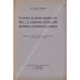 Il concetto di persona giuridica pubblica 