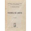 Filosofia del diritto. Corso 1953-54