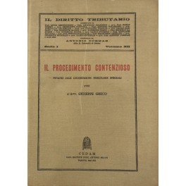 Il procedimento contenzioso