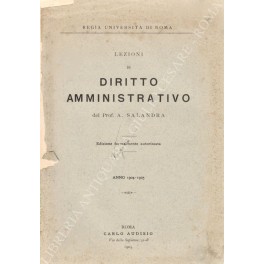 Lezioni di diritto amministrativo