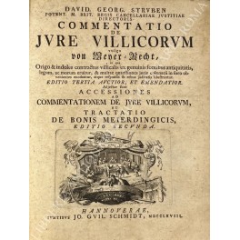 Commentatio de Jure Villicorum vulgo Von Meyer Recht