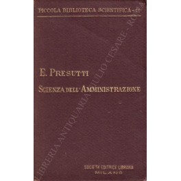 Principii fondamentali di scienza dell'amministrazione