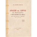 Analisi del costo di produzione e dei sistemi salariali