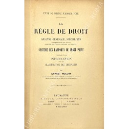 La regle de droit La regle de droit