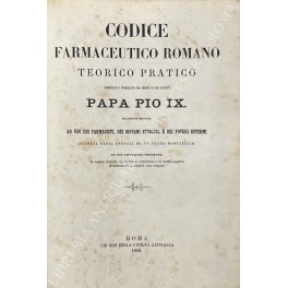 Codice farmaceutico romano teorico pratico Codice farmaceutico romano teorico pratico